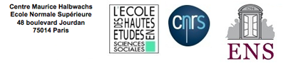 Le Centre Maurice Halbwachs est sous la triple tutelle de l'École des hautes études en sciences sociales (EHESS), du Centre national de la recherche scientifique (CNRS), de l'École normale supérieure (ENS)