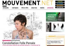 Capture d'écran du site web mouvement.net