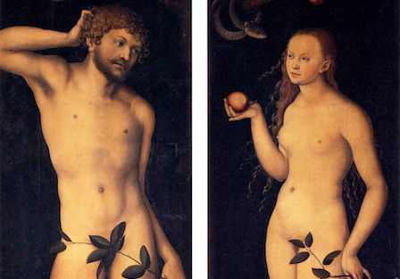 Cranach The Elder - Adam et Eve - 1528